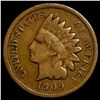 1909-S Indian Head Cent LIGHTLY CIRCULATED