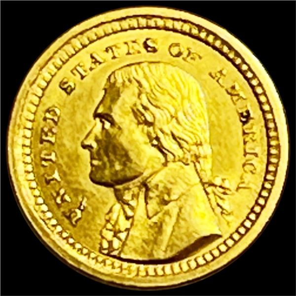 1908 Lousiana Purchase $1 Gold GEM BU