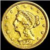 1852 $2.50 Gold Quarter Eagle NEARLY UNCIRCULATED