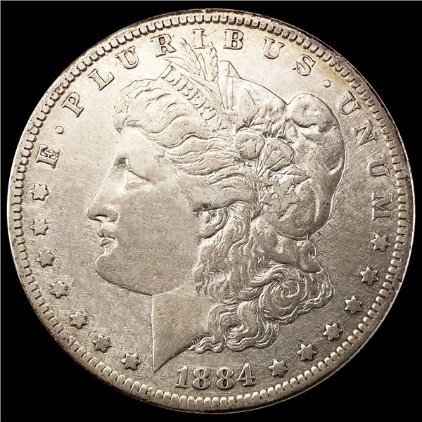 1884-S Morgan Silver Dollar NEARLY UNCIRCULATED