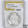 Image 1 : 1878 7/8TF Morgan Silver Dollar PGA-MS63 PL