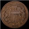 Image 1 : 1865 Two Cent Piece LIGHTLY CIRCULATED