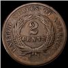 Image 2 : 1865 Two Cent Piece LIGHTLY CIRCULATED