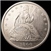 1860-O Seated Liberty Half Dollar NEARLY