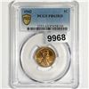 Image 1 : 1942 Wheat Cent PCGS-PR63 RD
