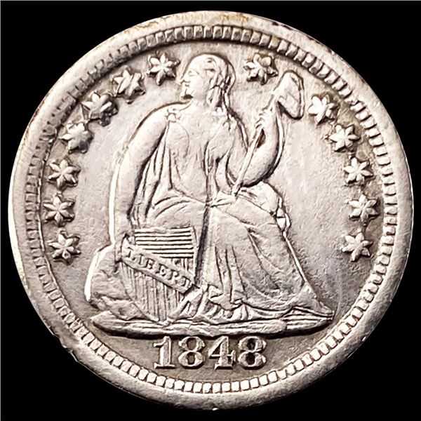 1848-O Seated Liberty Half Dime CLOSELY