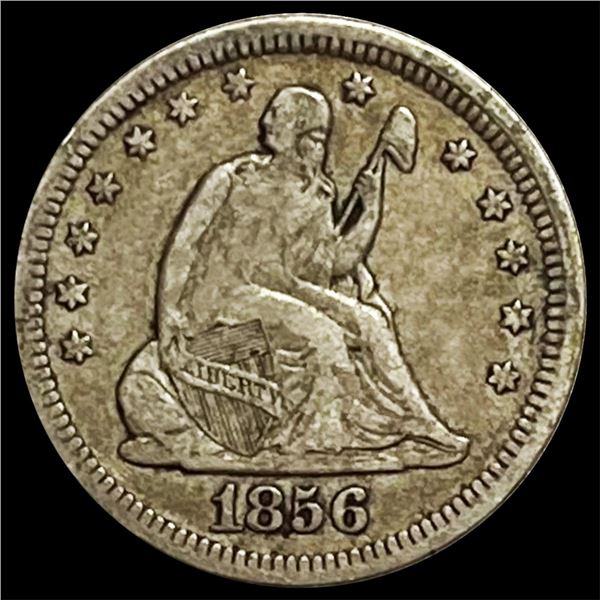 1856 Seated Liberty Quarter LIGHTLY CIRCULATED