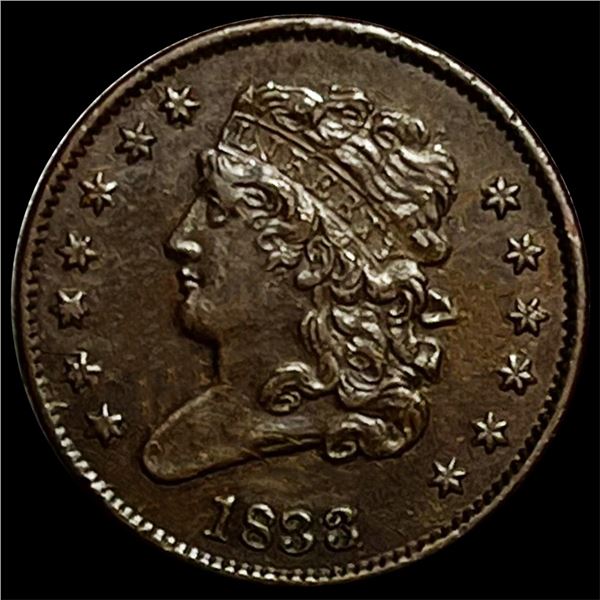 1833 Classic Head Half Cent UNCIRCULATED