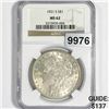 Image 1 : 1921-S Morgan Silver Dollar NGC-MS62