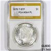 Image 1 : 1878 7/8TF Morgan Silver Dollar PGA-MS64 PL