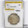 1813 Capped Bust Half Dollar PGA-AU55+