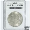 Image 1 : 1921 Morgan Silver Dollar ANACS-MS63