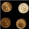 Image 1 : (4) RED Indian Head Cents UNCIRCULATED
