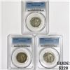 Image 1 : 1918 Set (3) Standing Liberty Quarter PCGS-VG8,