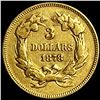Image 2 : 1878 $3 Gold Piece ABOUT UNCIRCULATED
