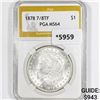 Image 1 : 1878 7/8TF Morgan Silver Dollar PGA-MS64