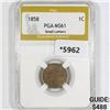 Image 1 : 1858 Flying Eagle Cent PGA-MS61 Sm Letters