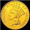 Image 1 : 1886 $3 Gold Piece - HIGH GRADE