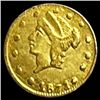 Image 1 : 1871 Round California Gold Quarter UNCIRCULATED