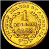 Image 2 : 1852-D Rare Gold Dollar - HIGH GRADE