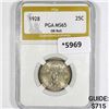 Image 1 : 1928 Standing Liberty Quarter PGA-MS65 OB Roll