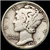 Image 1 : 1921-D Mercury Dime NICELY CIRCULATED