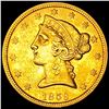 Image 1 : 1859-S $5 Gold Half Eagle - HIGH GRADE
