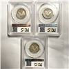 Image 2 : 1929 Set (3) Standing Liberty Quarter PCGS-VG8,