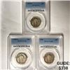 Image 1 : 1920 Set (3) Standing Liberty Quarter PCGS-F12,