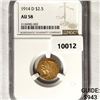 Image 1 : 1914-D $2.50 Gold Quarter Eagle NGC-AU58