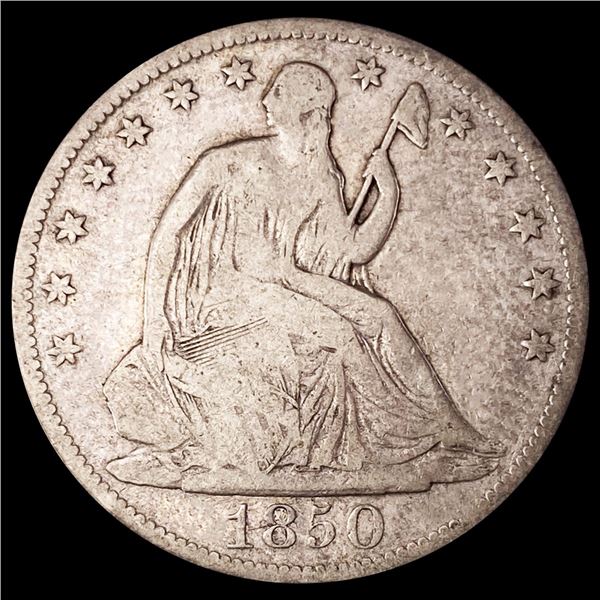 1850-O Seated Liberty Half Dollar NICELY CIRC