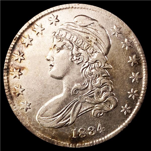 1834 Capped Bust Half Dollar CLOSELY UNCIRCULATED