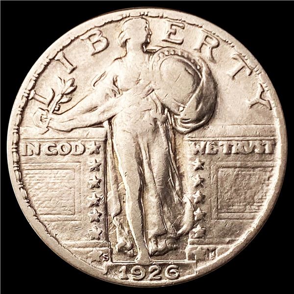 1926-S Standing Liberty Quarter NEARLY UNC