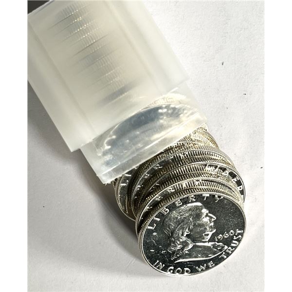 1957 Franklin Half Dollar Roll (20) - Proof