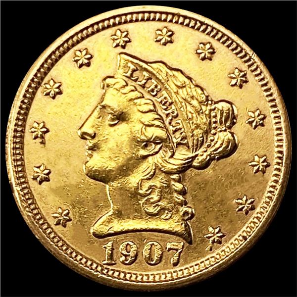1907 $2.50 Gold Quarter Eagle UNCIRCULATED