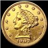 Image 1 : 1907 $2.50 Gold Quarter Eagle UNCIRCULATED