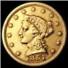 Image 1 : 1851 $2.50 Gold Quarter Eagle LIGHTLY CIRCULATED