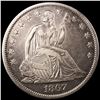 Image 1 : 1867-S Seated Liberty Half Dollar CLOSELY UNC