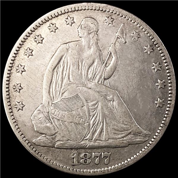 1877 Seated Liberty Half Dollar ABOUT