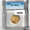 Image 1 : 1913 $5 Gold Half Eagle ICG-MS65+