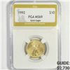 Image 1 : 1992 $10 Gold Eagle PGA-MS70