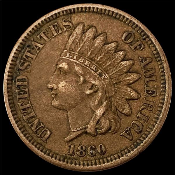 1860 Indian Head Cent NEARLY UNCIRCULATED