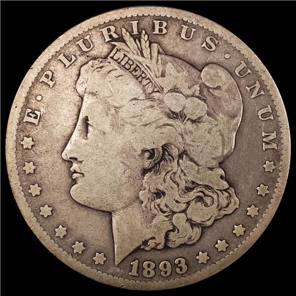 1893-CC Morgan Silver Dollar NICELY CIRCULATED