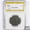 Image 1 : 1803 Draped Bust Large Cent PGA-XF40