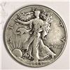Image 3 : Semi-Key Dates Walking Half Dollar Roll (20) -