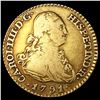 1791 Carol III 1 Escudo LIGHTLY CIRCULATED