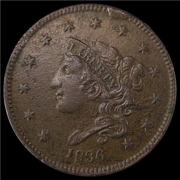 1836 Large Cent CLOSELY UNCIRCULATED