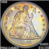Image 1 : 1868 Seated Liberty Dollar CHOICE PROOF CAMEO