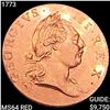 Image 1 : 1773 Half Pence CHOICE BU RED