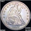Image 1 : 1867 Seated Liberty Dollar UNCIRCULATED